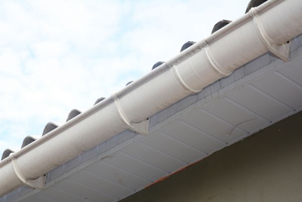 Plastic Gutter Installation in Pasco