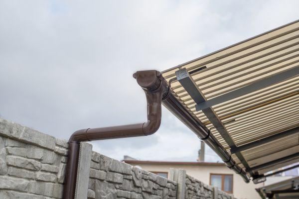 Plastic Downspout Installation in Pasco